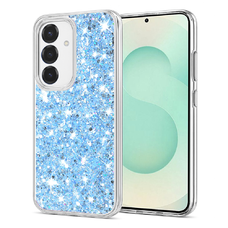  Techsuit - Csillámló Csillám - Samsung Galaxy S25 Plus - Kék tok