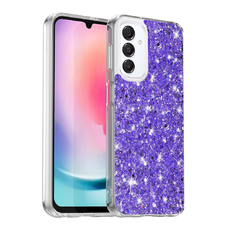  Techsuit - Csillogó glitter - Samsung Galaxy A16 4G / A16 5G - Lila tok
