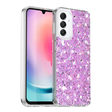  Techsuit - Csillogó Csillám - Samsung Galaxy A16 4G / A16 5G - Magenta tok