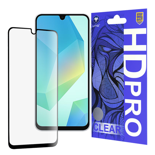 Lito - HD Pro Átlátszó - Samsung Galaxy A16 5G - Fekete üvegfólia Lito - HD Pro Átlátszó - Samsung Galaxy A16 5G - Fekete üvegfólia