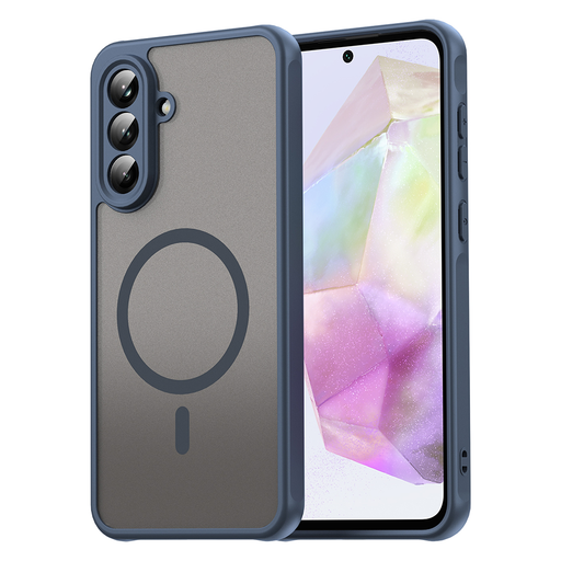 Techsuit - HaloFrost II MagSafe - Samsung Galaxy A56 5G - Mélykék tok Techsuit - HaloFrost II MagSafe - Samsung Galaxy A56 5G - Mélykék tok