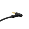 Dudao szögletes kábel AUX mini jack 3.5mm kábel 1m fekete (L11 fekete) - 0. kép