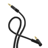 Dudao szögletes kábel AUX mini jack 3.5mm kábel 1m fekete (L11 fekete) - 1. kép
