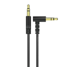 Dudao szögletes kábel AUX mini jack 3.5mm kábel 1m fekete (L11 fekete)