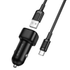 Borofone autós töltő BZ34 Cloud - USB - QC 3.0 18W Type C kábellel fekete - 0. kép