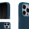 Satin Elegant tok iPhone 11 sötétkék - 1. kép