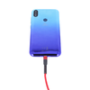 Maxlife MXUC-01 kábel USB - micro USB 1,0 m 2A piros nylon - 3. kép