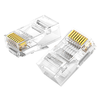 UGREEN 50961 RJ45 Cat 6 csatlakozóvég, 10-es csomag (átlátszó) - 0. kép