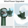  JisuLife - Prémium Hordozható Mini Ventilátor Life6 (FA20X) - USB-C Újratölthető, 3 Szélerősség, 4000mAh - Mélyzöld - 3. kép