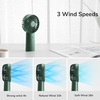  JisuLife - Prémium Hordozható Mini Ventilátor Life6 (FA20X) - USB-C Újratölthető, 3 Szélerősség, 4000mAh - Mélyzöld - 4. kép