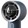 Techsuit - Kézi ventilátor (HX130) - Digitális kijelző, Ultra csendes, 1200mAh - Kék - 0. kép