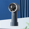 Techsuit - Kézi ventilátor (HX130) - Digitális kijelző, Ultra csendes, 1200mAh - Kék - 3. kép