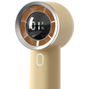 Techsuit - Kézi Ventilátor (HX130) - Digitális Kijelző, Ultra Csendes, 1200mAh - Sárga - 1. kép