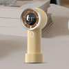 Techsuit - Kézi Ventilátor (HX130) - Digitális Kijelző, Ultra Csendes, 1200mAh - Sárga - 2. kép