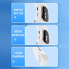 Techsuit - Nyakventilátor (H6) - Hordozható, USB-s, Újratölthető, Állítható, Digitális Kijelző - Rózsaszín - 3. kép