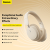 Baseus - Vezeték nélküli fejhallgató Bowie D05 (NGTD020202) - Bluetooth 5.3, ENC zajszűrés HD hívásokhoz - Krémfehér - 1. kép