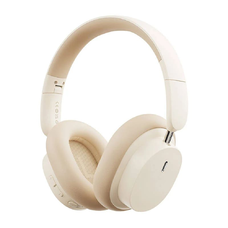 Baseus - Vezeték nélküli fejhallgató Bowie D05 (NGTD020202) - Bluetooth 5.3, ENC zajszűrés HD hívásokhoz - Krémfehér