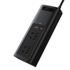  Baseus - Autós inverter (CRNBQ-A01) - USB, Type-C, CN/EU csatlakozó, digitális kijelző, 220V, 150W - Fekete - 1. kép
