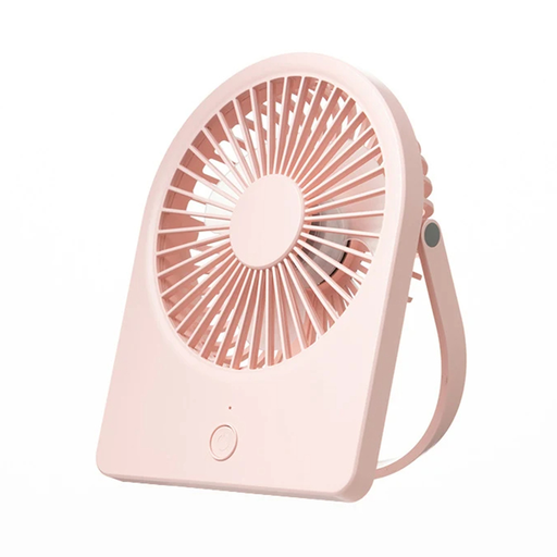 Techsuit - Mini Ventilátor (CT-108) - Hordozható, Újratölthető, USB - Rózsaszín