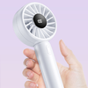  Techsuit - Mini Hordozható Kézi Ventilátor (CT-110) - LED Digitális Kijelzővel, USB Újratölthető, Nagy Sebesség - Rózsaszín - 0. kép