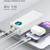  Baseus - Power Bank (P10022402223-00) - 4x USB, Type-C, Lightning, Micro-USB, Gyors töltés, 65W, 26800mAh, USB-C kábel - Fehér - 3. kép