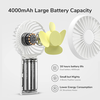  JisuLife - Prémium Mini Kézi Ventilátor Life3 (F2B) - Hordozható, Ultra-csendes, Type-C, 3 sebességes, 4000mAh - Rózsaszín - 3. kép