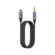 FONENG kábel BM31 Lightning - JACK 3.5MM 1M Fekete