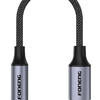 FONENG adapter BM30 USB-C - JACK 3.5MM 0.14M Fekete - 0. kép