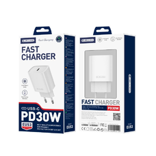 JELLICO fali töltő EU53 PD 30W 1xUSB-C Fehér