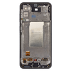 LCD kijelző + Érintőegység + Előlap Samsung A366B Galaxy A36 5G Fekete (Szervízcsomag) - 0. kép