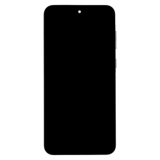 LCD kijelző + Érintőegység + Előlap Samsung A366B Galaxy A36 5G Fekete (Szervízcsomag)