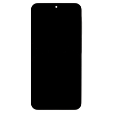 LCD kijelző + Érintőegység + Előlap Samsung A266B Galaxy A26 5G Fekete (Szervíz csomag),