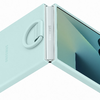 EF-PF766TME Samsung gyűrűs szilikontok Galaxy Z Flip 7-hez Light Cyan tok - 1. kép