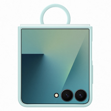 EF-PF766TME Samsung gyűrűs szilikontok Galaxy Z Flip 7-hez Light Cyan tok