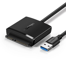 Ugreen USB3.0 adapter 2.5'' / 3.5'' SATA merevlemezhez fekete (CM257)