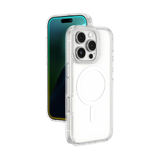 AmazingThing Titan Pro Mag tok mágneses gyűrűvel iPhone 16 Pro-hoz - Átlátszó tok