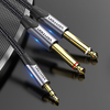 Kábel audio mini jack 3.5mm - 2x 6.5mm Vention BARHG 1.5m (szürke) - 2. kép