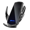 FORCELL autós tartó vezeték nélküli töltéssel automata érzékelővel + mágneses adapterekkel HS1 15W fekete - 2. kép