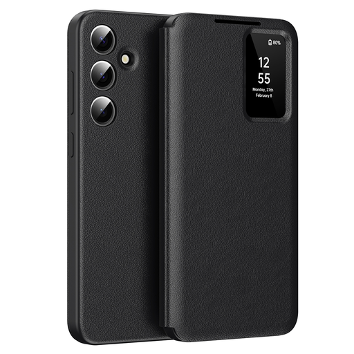 Techsuit - SmartView Sorozat - Samsung Galaxy A56 5G - Fekete tok