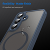  Techsuit - HaloFrost II MagSafe - Samsung Galaxy S25 - Sötétkék tok - 4. kép