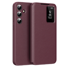  Techsuit - SmartView sorozat - Samsung Galaxy S25 Plus - Piros tok