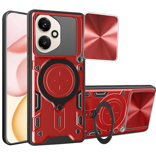 Techsuit - CamGuard Pro - Honor 400 - Piros tok Techsuit - CamGuard Pro - Honor 400 - Piros tok