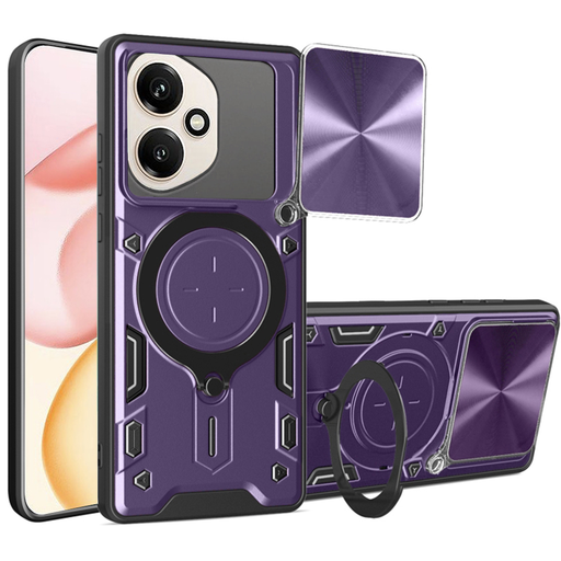 Techsuit - CamGuard Pro - Honor 400 - Fialové puzdro
