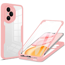  Techsuit - ColorVerse 360 Sorozat + Képernyővédő - Honor 400 Pro - Rózsaszín tok