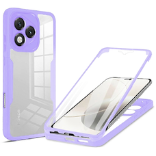  Techsuit - ColorVerse 360 Sorozat + Képernyővédő - Honor 400 Lite - Lila tok