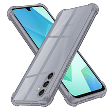  Techsuit - Ütésálló Átlátszó Szilikon Tok - Samsung Galaxy A16 4G / A16 5G - Füstfekete tok