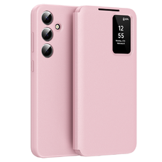  Techsuit - SmartView Sorozat - Samsung Galaxy A55 5G - Rózsaszín tok
