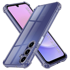  Techsuit - Ütésálló Átlátszó Szilikon - Samsung Galaxy A15 4G / A15 5G - Füst Fekete tok