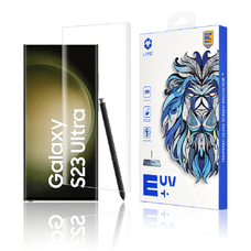  Lito - 3D UV üveg - Samsung Galaxy S23 Ultra - Átlátszó üvegfólia
