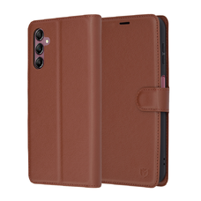  Techsuit - Bőrtok - Samsung Galaxy A14 4G / A14 5G - Barna tok